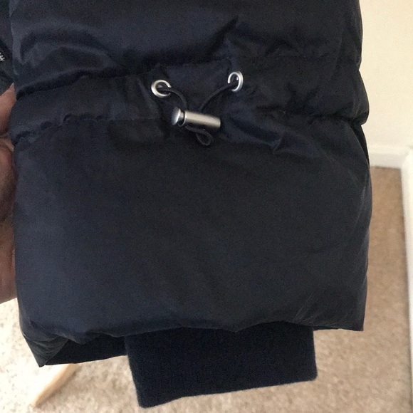 NWT! Zara Size L dark navy puffer down jacket - Picture 5 of 10